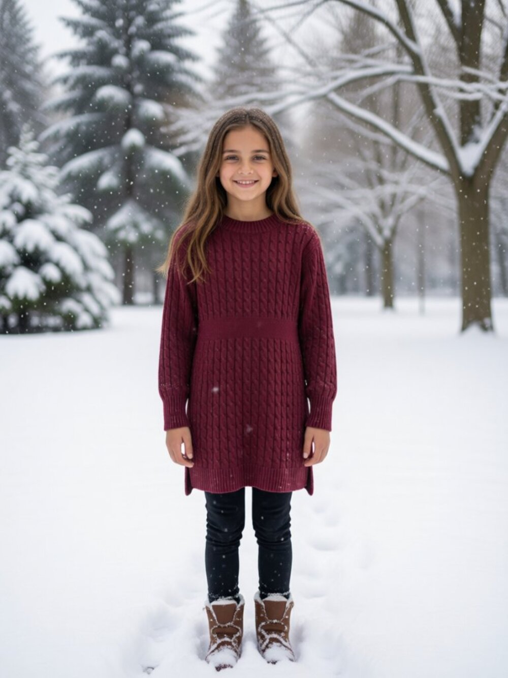Girls size 14 Adyson Parker sweater Dress Burgundy NWT junior Teen